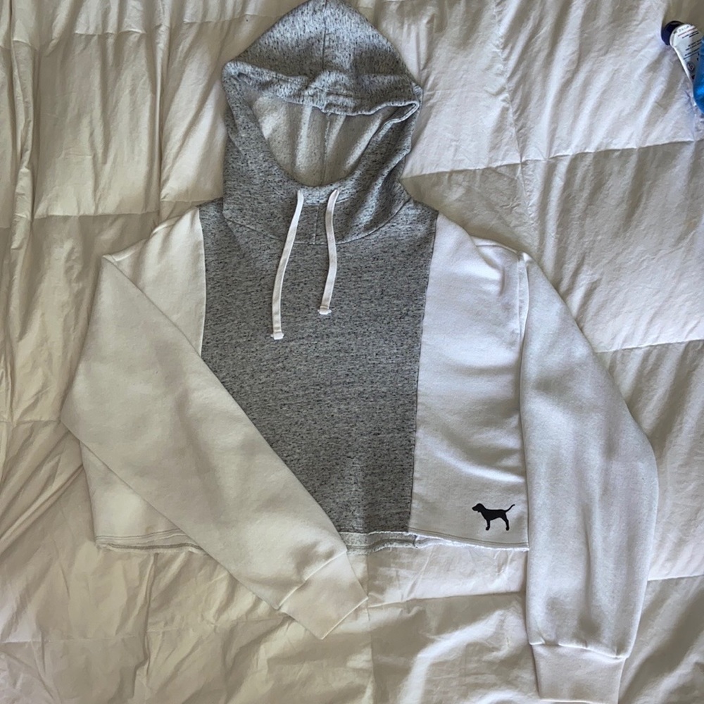 PINK cropped hoodie